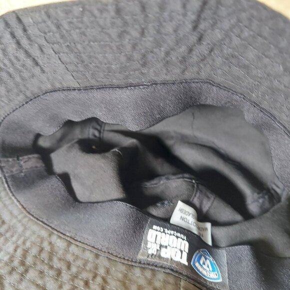 Army Black & Gold Bucket Hat With Embroidered "A" Logo - Picture 8 of 8